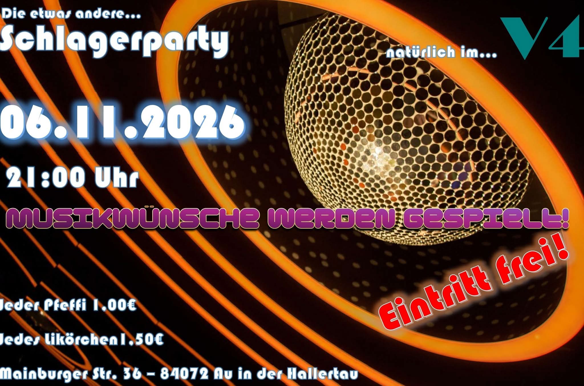 2. Schlagerparty im V4 
