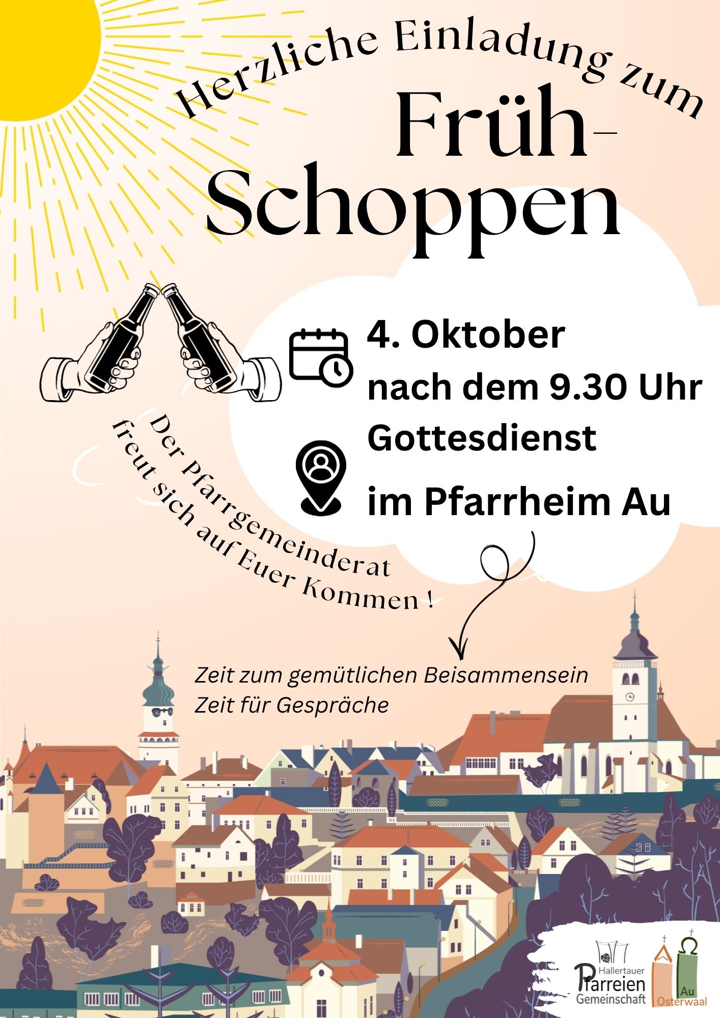 Pfarrfrühschoppen am Sonntag, 4. Oktober