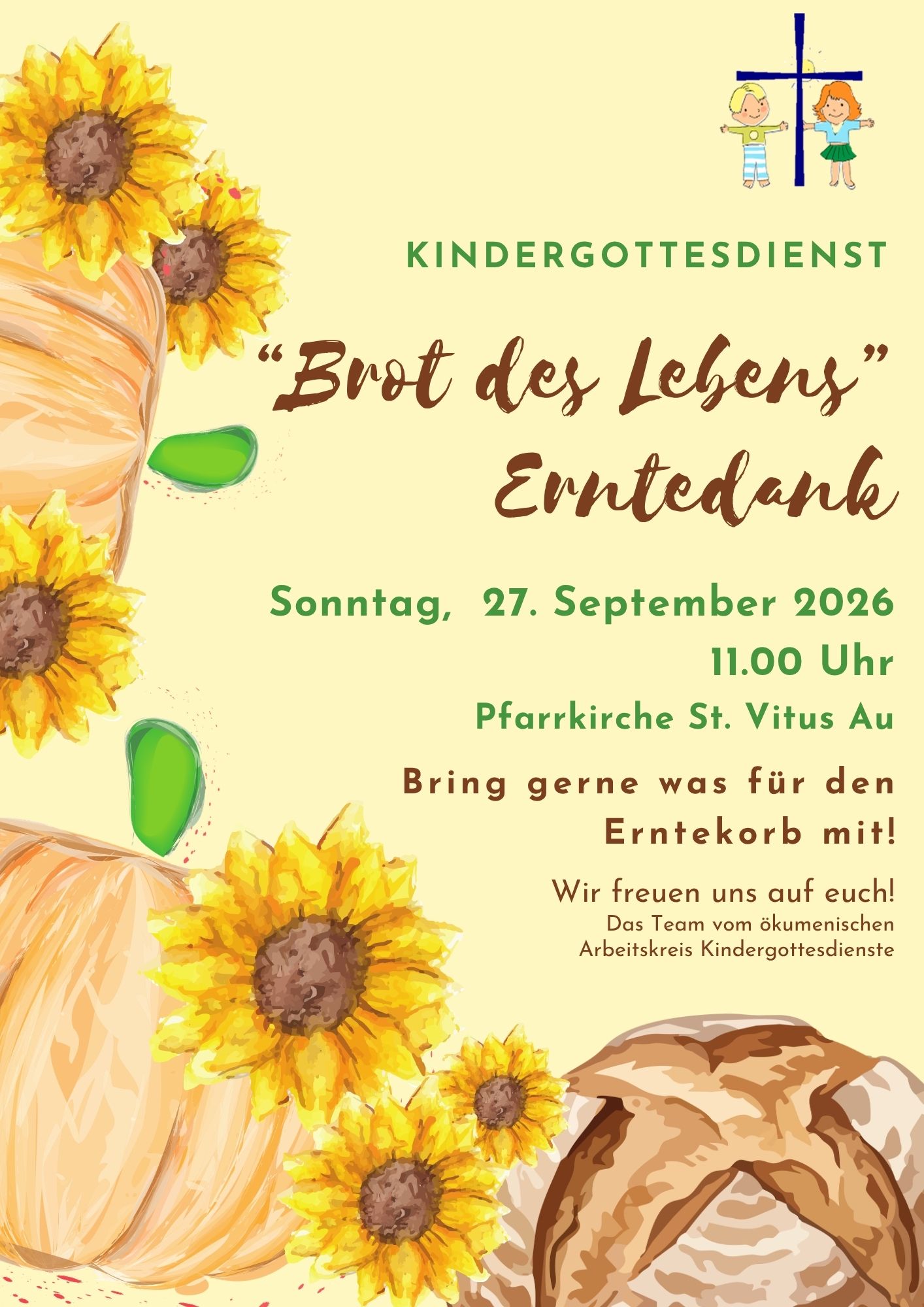 Erntedankgottesdienst für Kinder