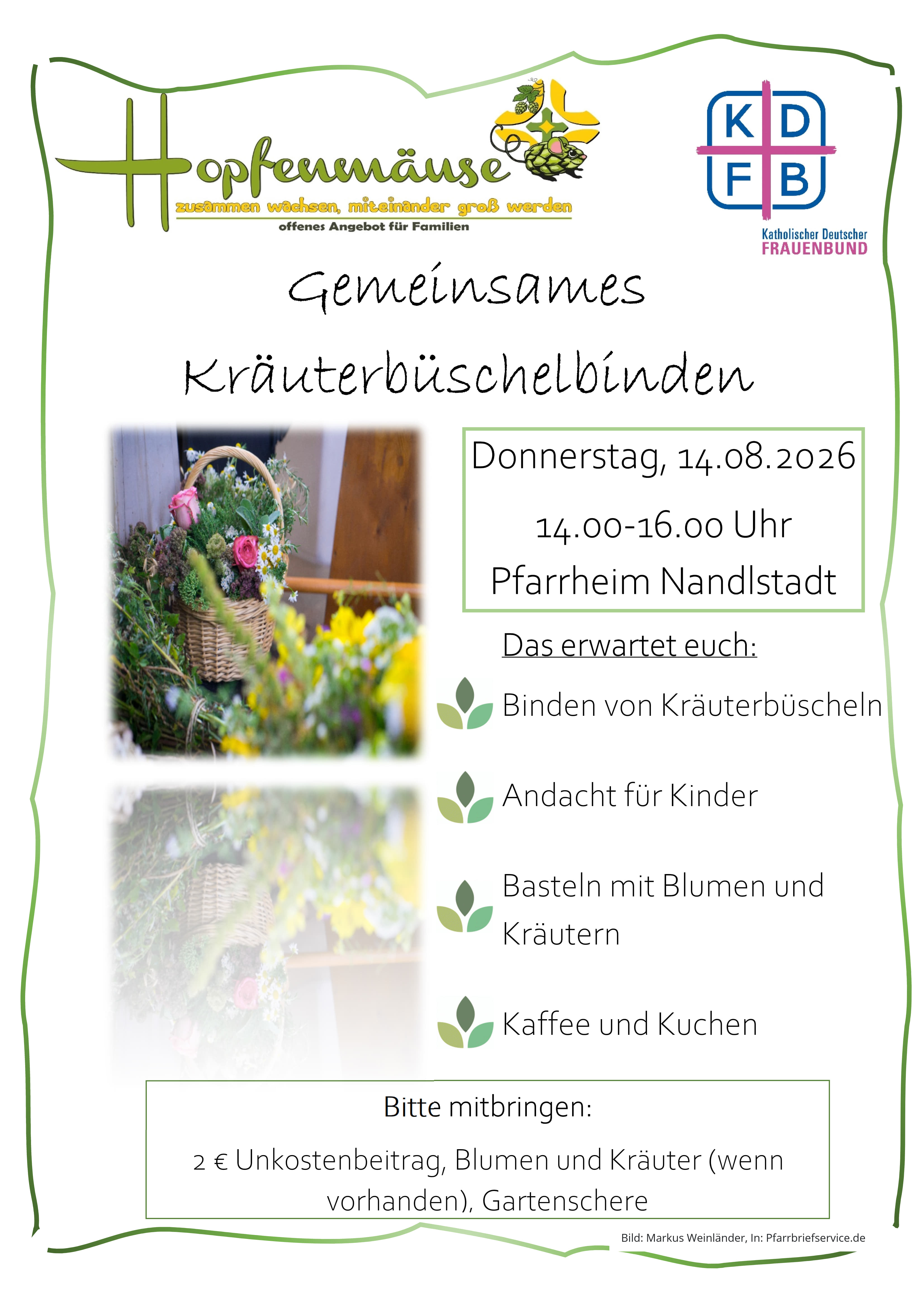 Kräuterbüschelbinden