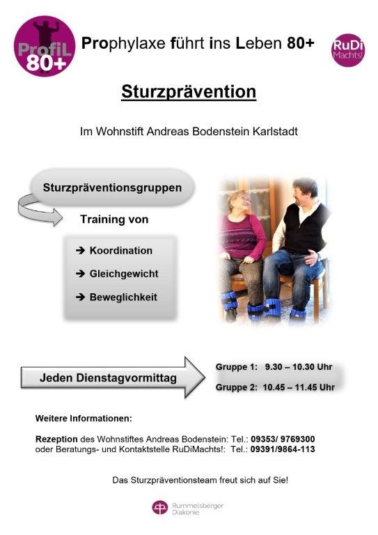 Sturzprävention im Wohnstift Andreas Bodenstein