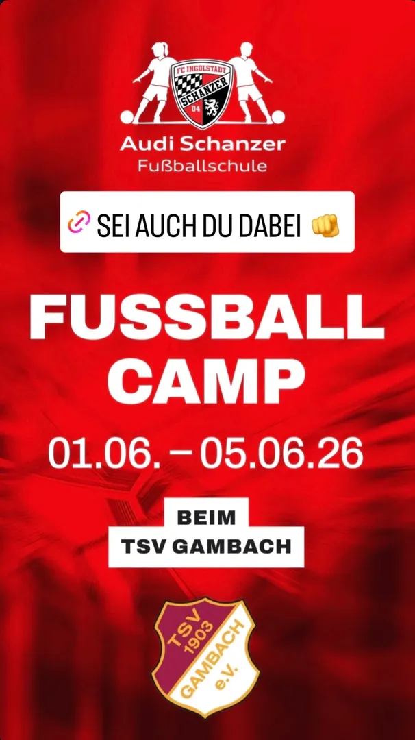 Audi  Schanzer Fussballcamp des TSV Gambach