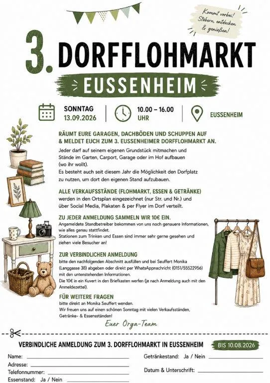 Dorfflohmarkt in Eussenheim