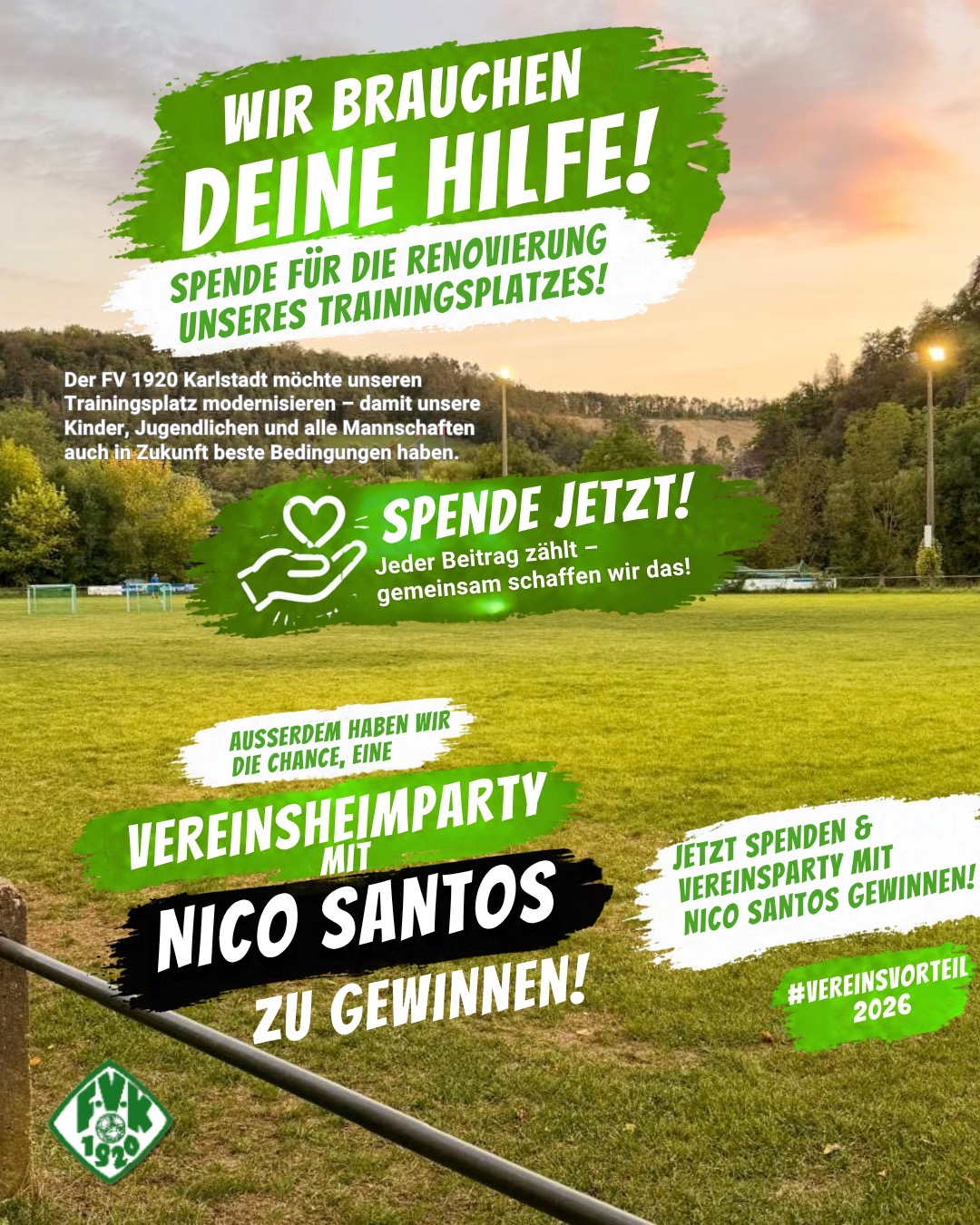 Lasst uns Nico Santos nach Karscht holen