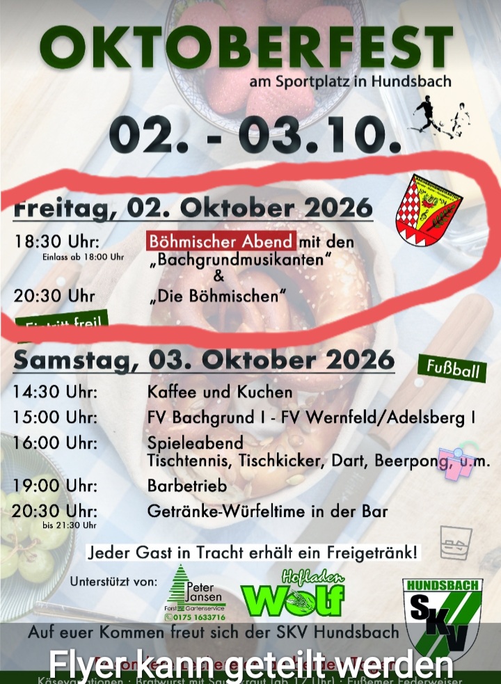 BGM beim Weinfest in Gambach