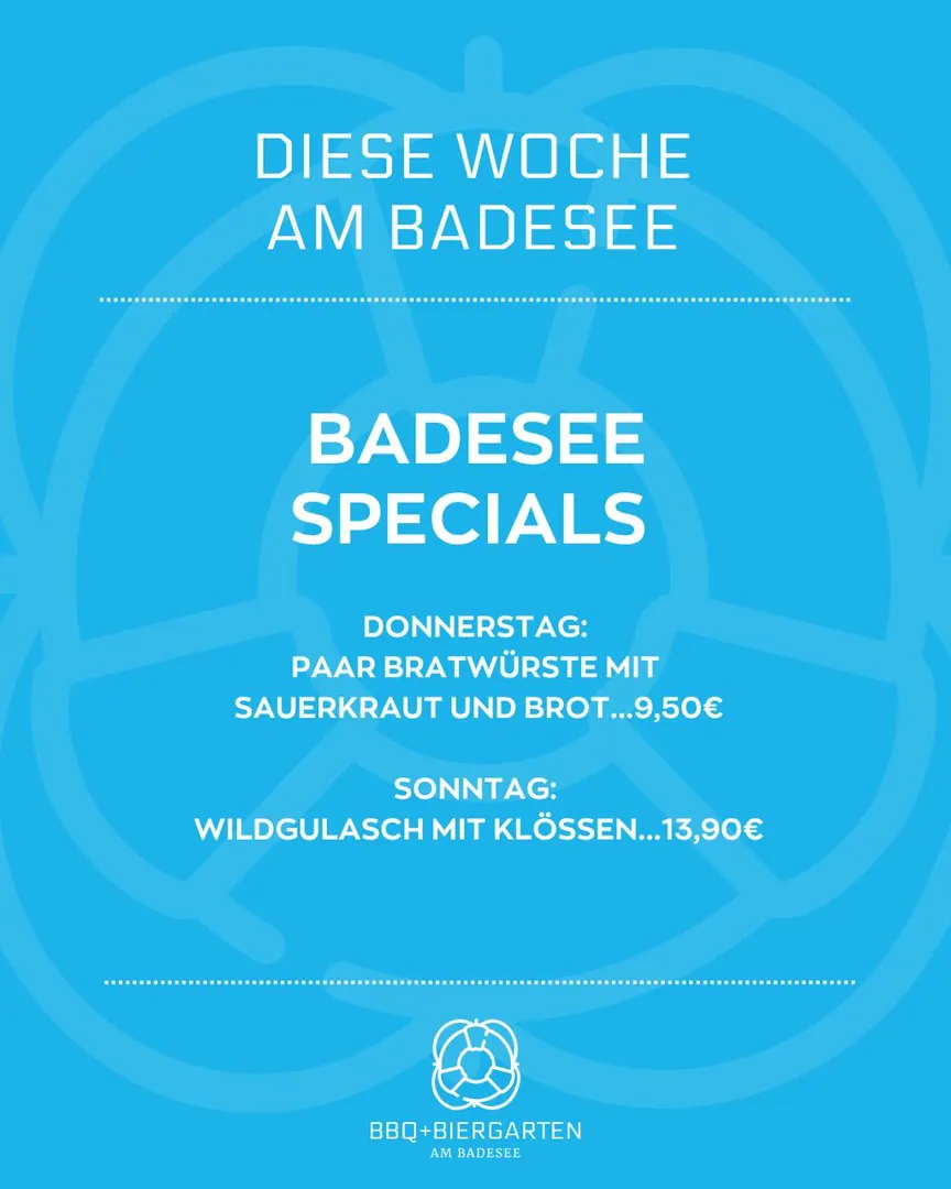 Dieses Wochenende am Badesee