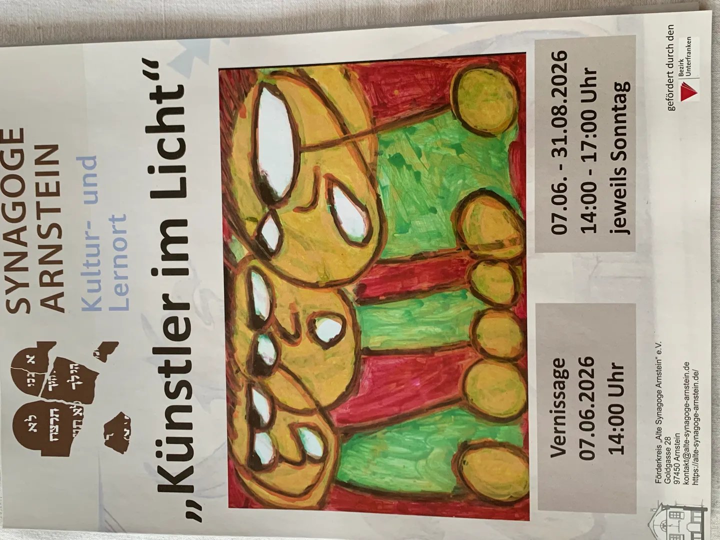 Künstler im Licht