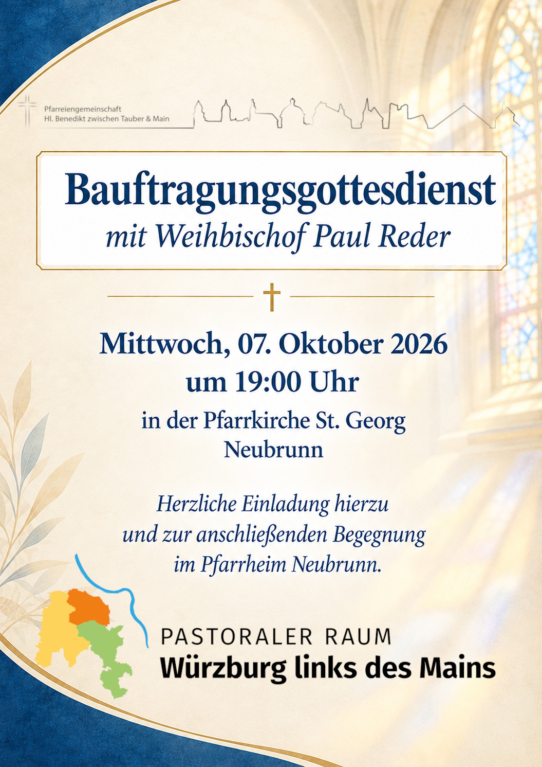Beauftragungsgottesdienst mit Weihbischof Paul Reder
