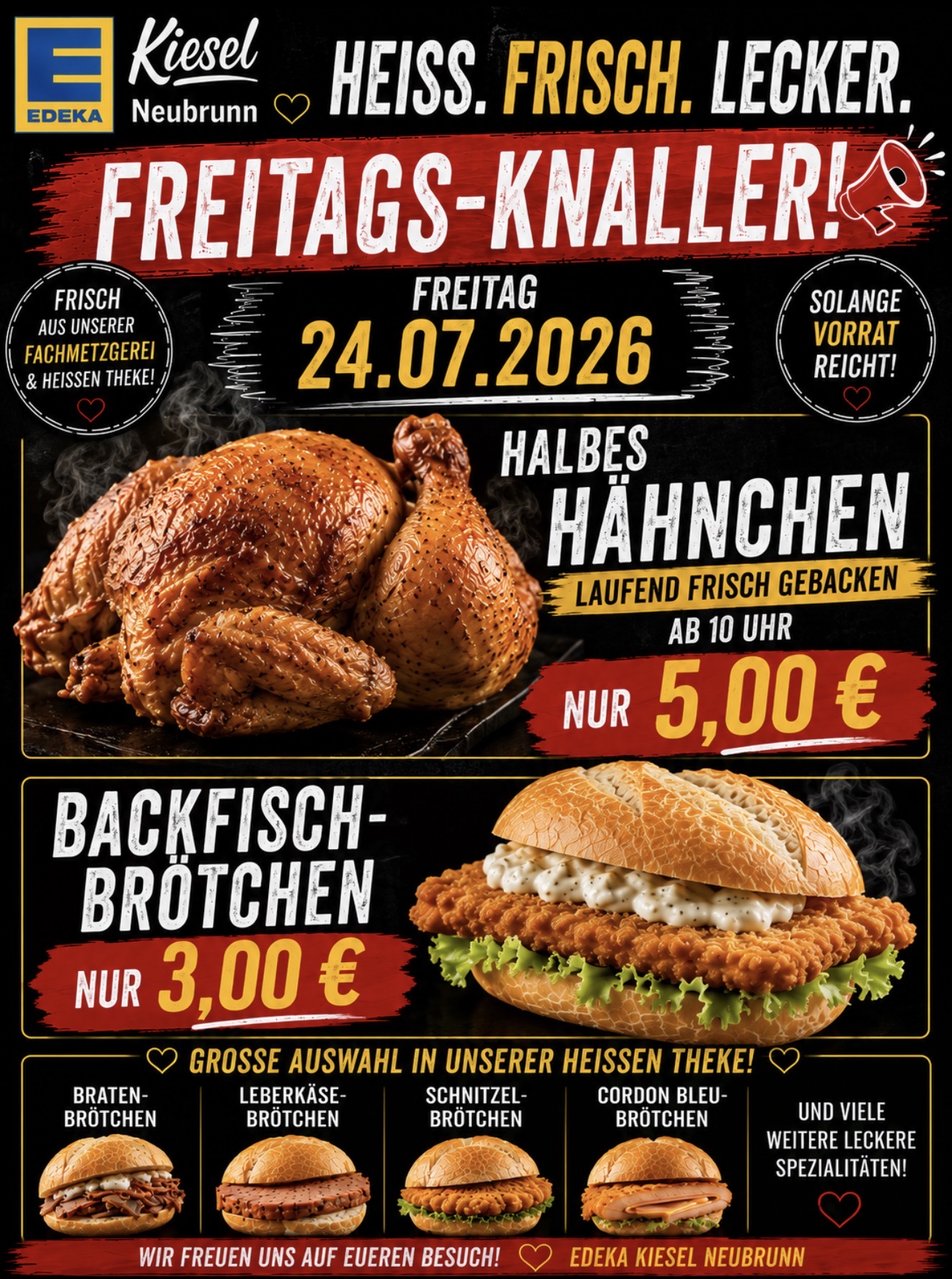 🔥 FREITAGS-KNALLER BEI EDEKA KIESEL! 🔥