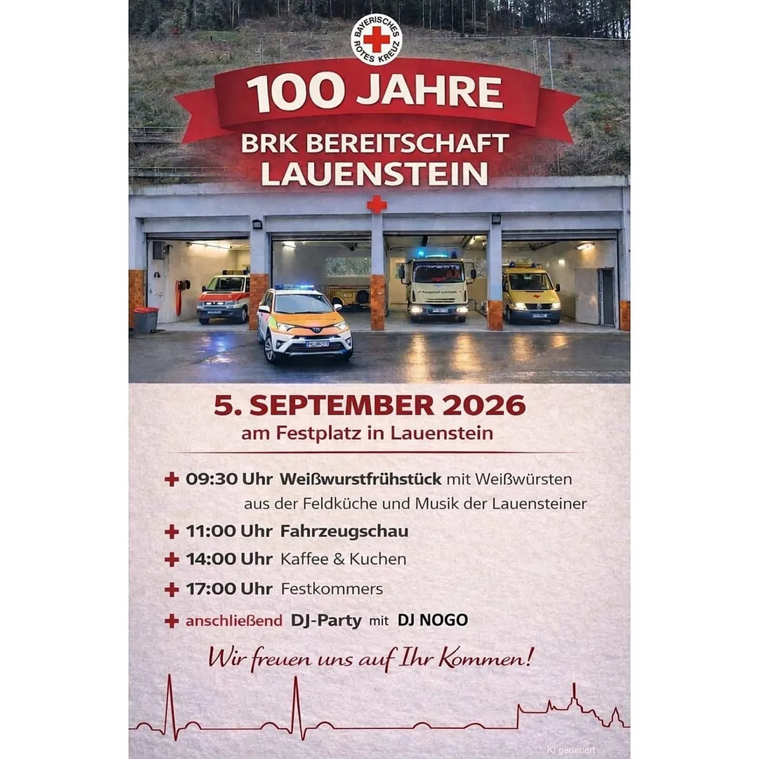 100 Jahre BRK Bereitschaft Lauenstein
