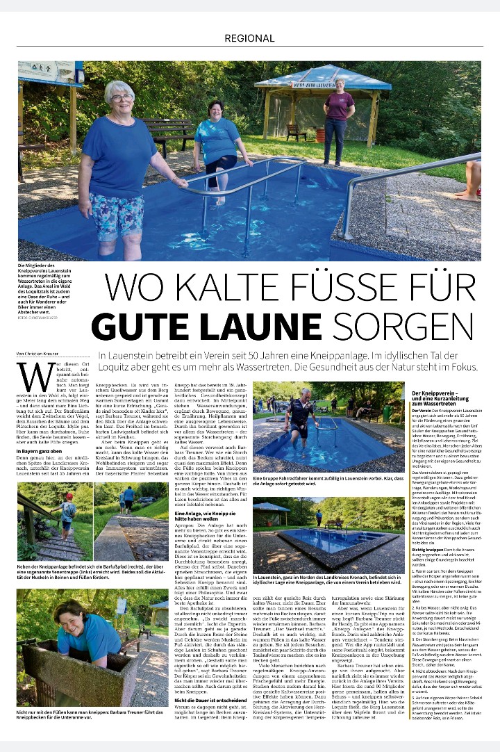 Die Kneipp-Anlage im Loquitzgrund 