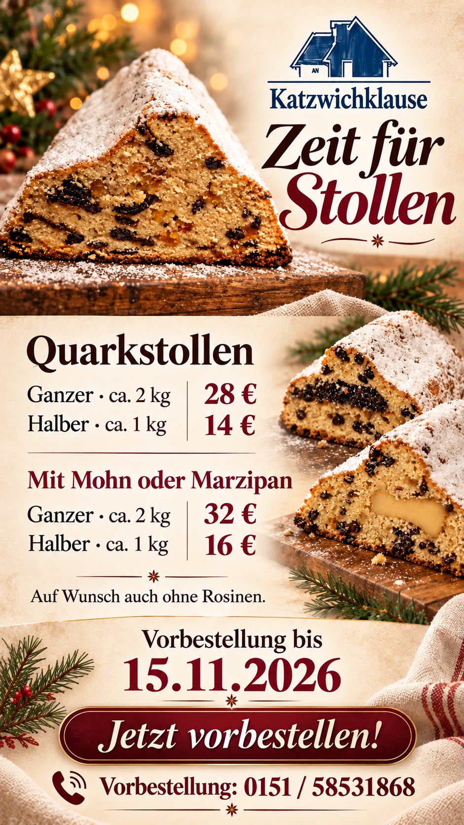 Quarkstollen 