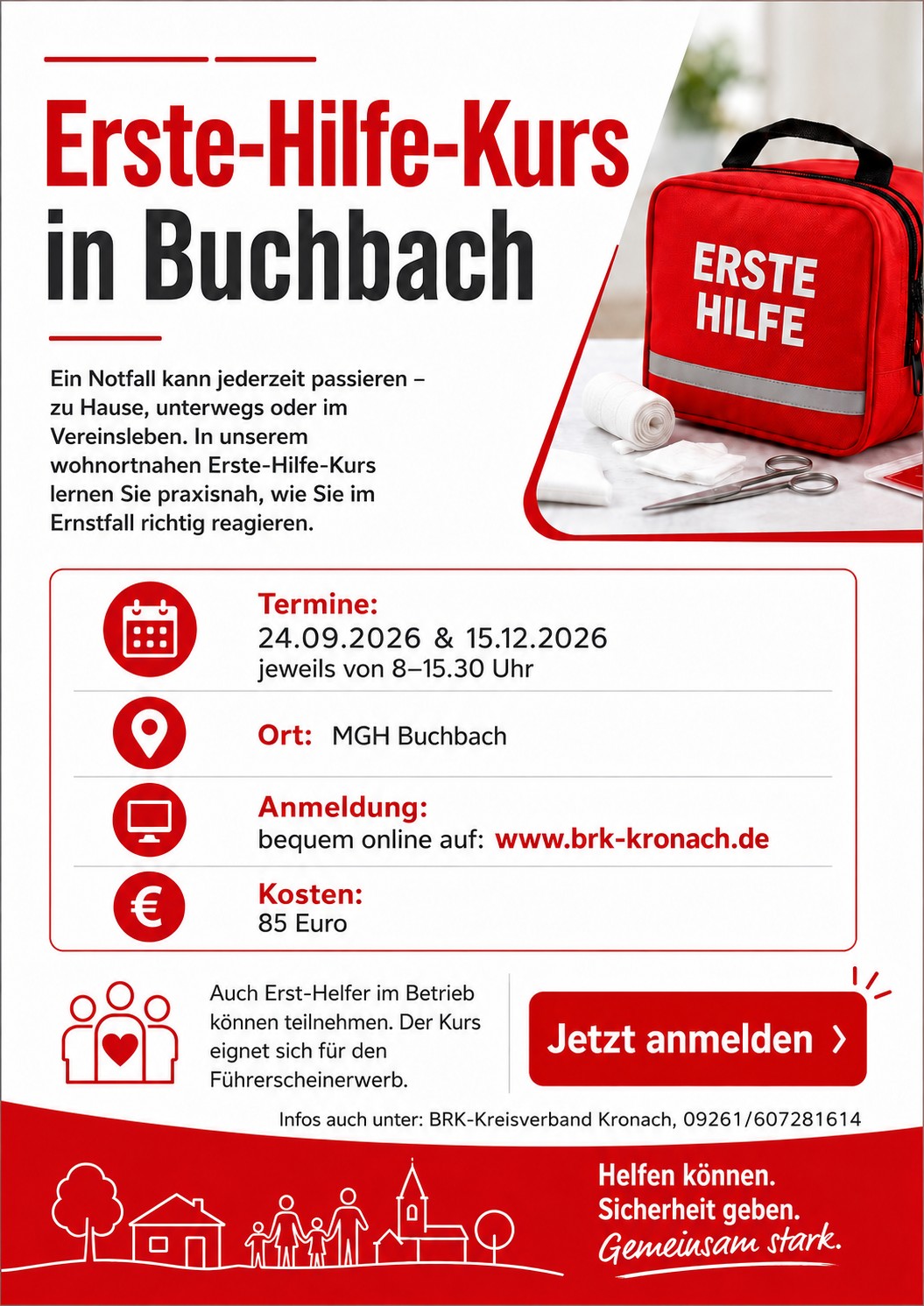 Erste-Hilfe-Kurs in Buchbach
