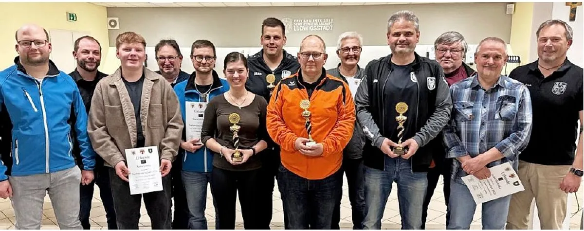 Die Ludwigsstadter Schützen ermittelten ihre Stadtmeister (Frank Ziener)