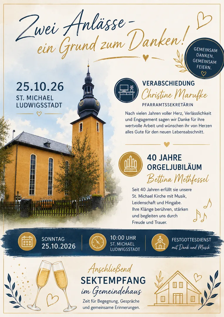 Verabschiedung und Jubiläum