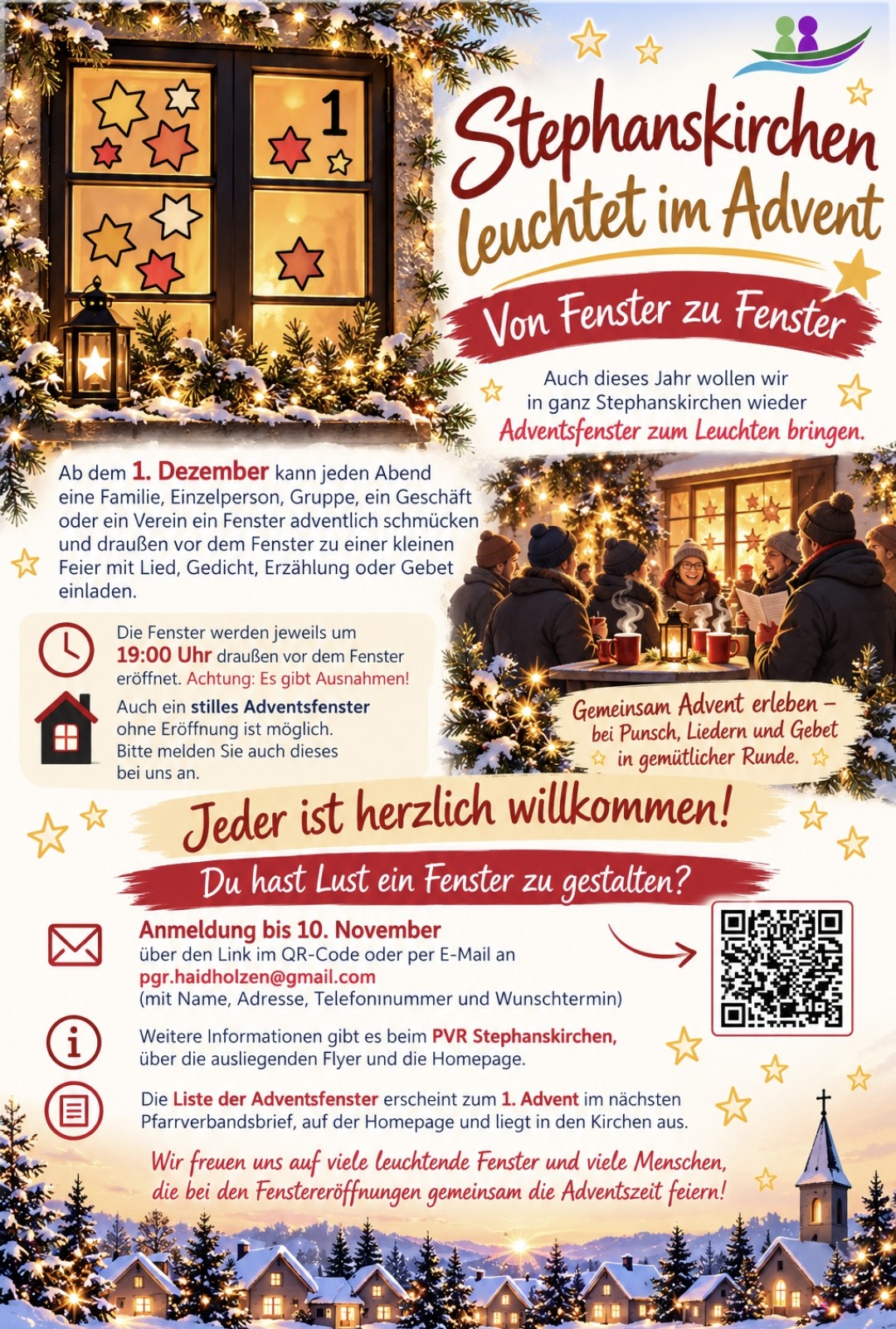 Stephanskirchen leuchtet im Advent