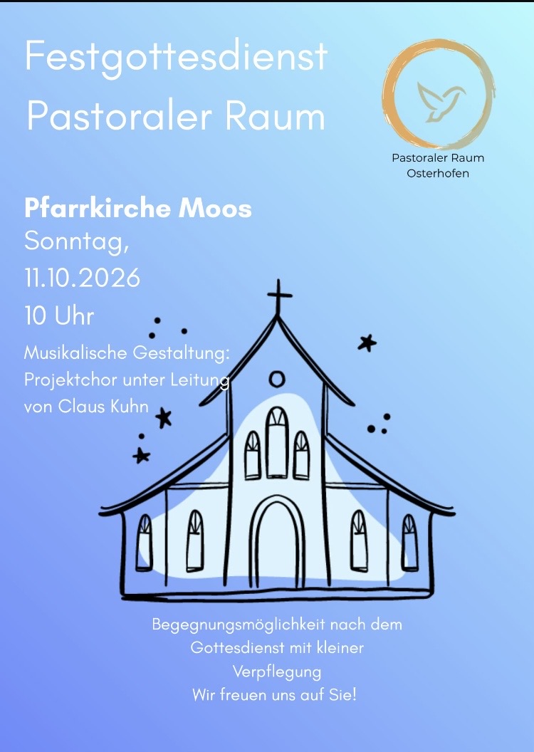 Gottesdienst im pastoralen Raum in Moos