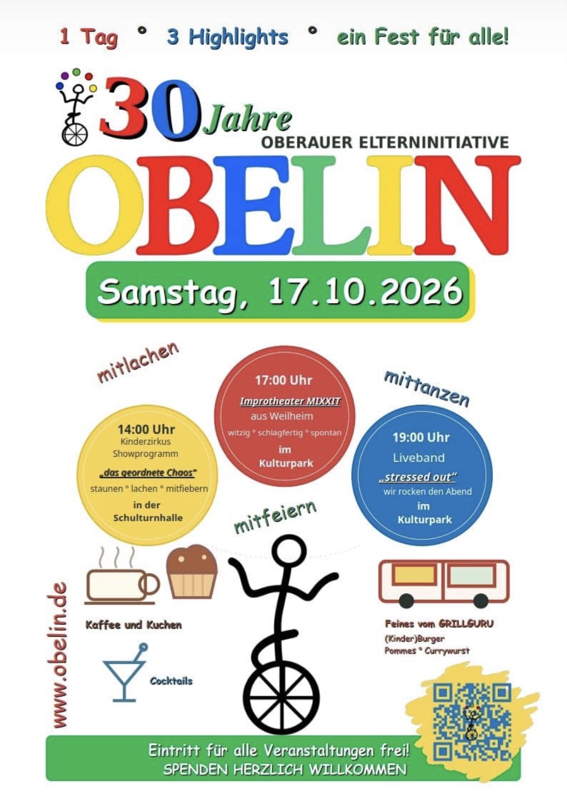 30 Jahre OBELIN Show & Improtheater 