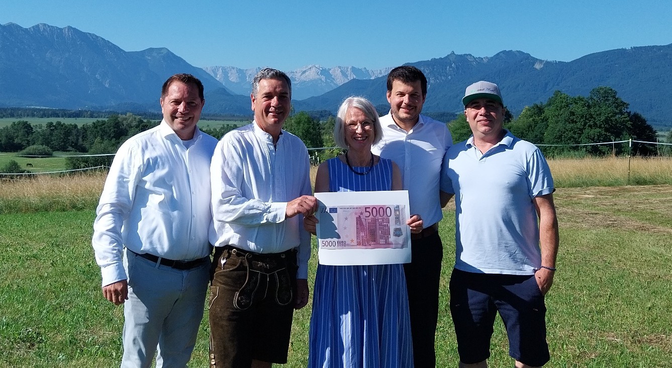 Die Staffelseewirte spenden 5.000 € an den Hospizverein Werdenfels e.V.
