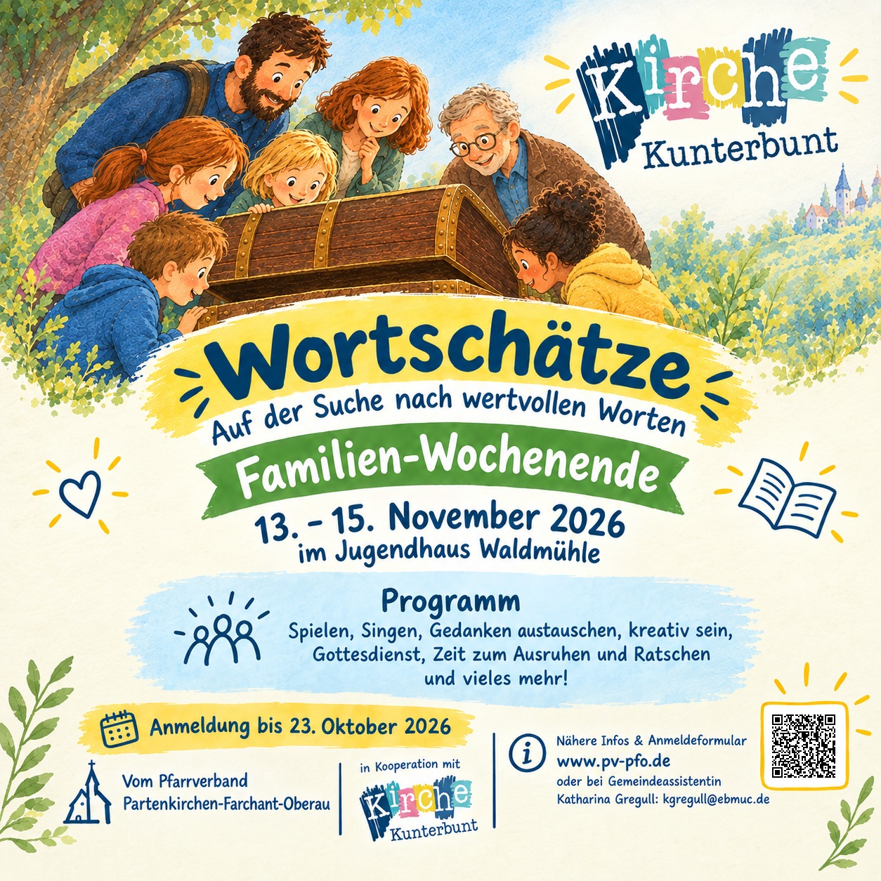 Familienwochenende in der Waldmühle - 13. - 15.11.