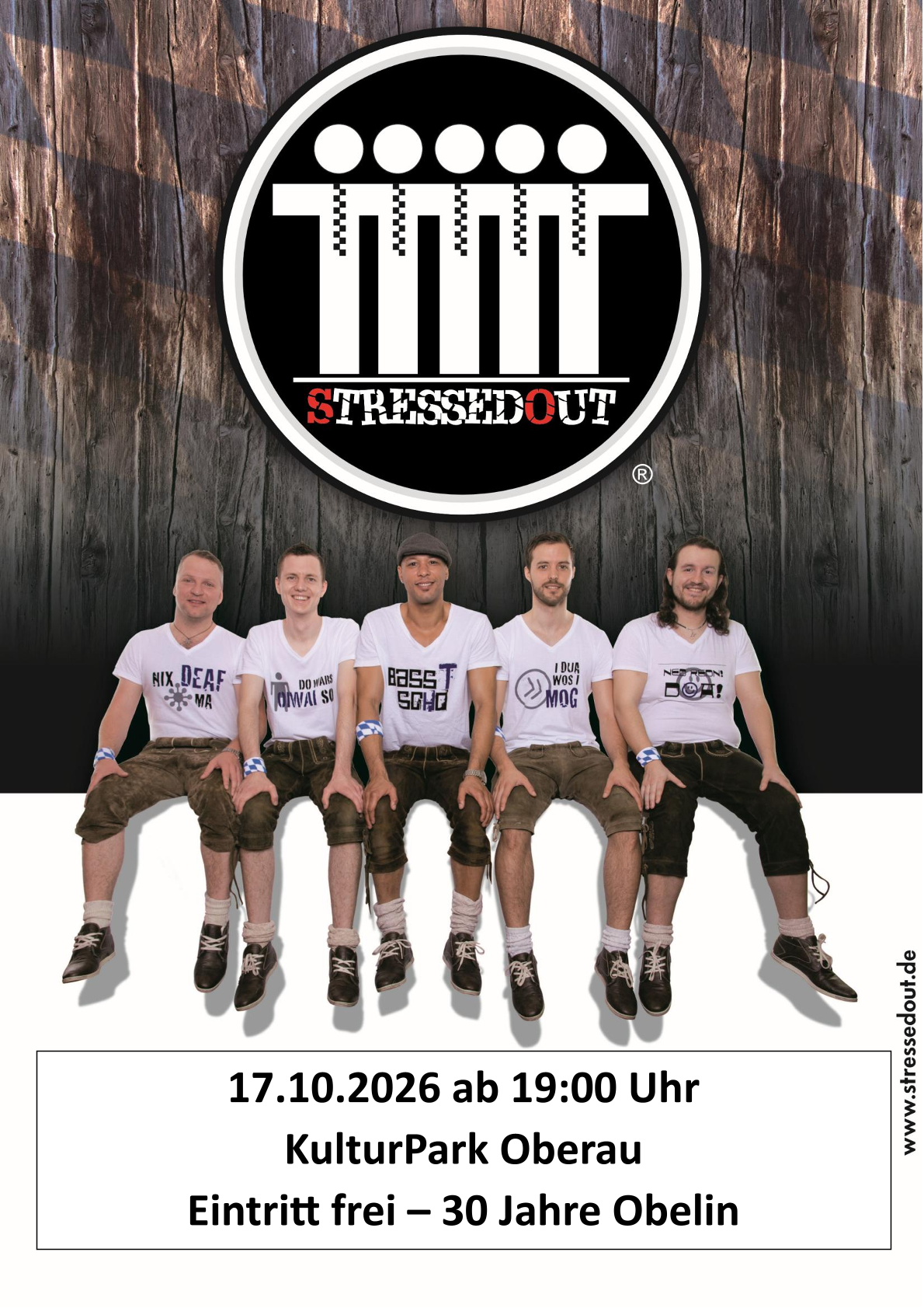 Live Band StressedOut - 30 Jahre OBELIN 