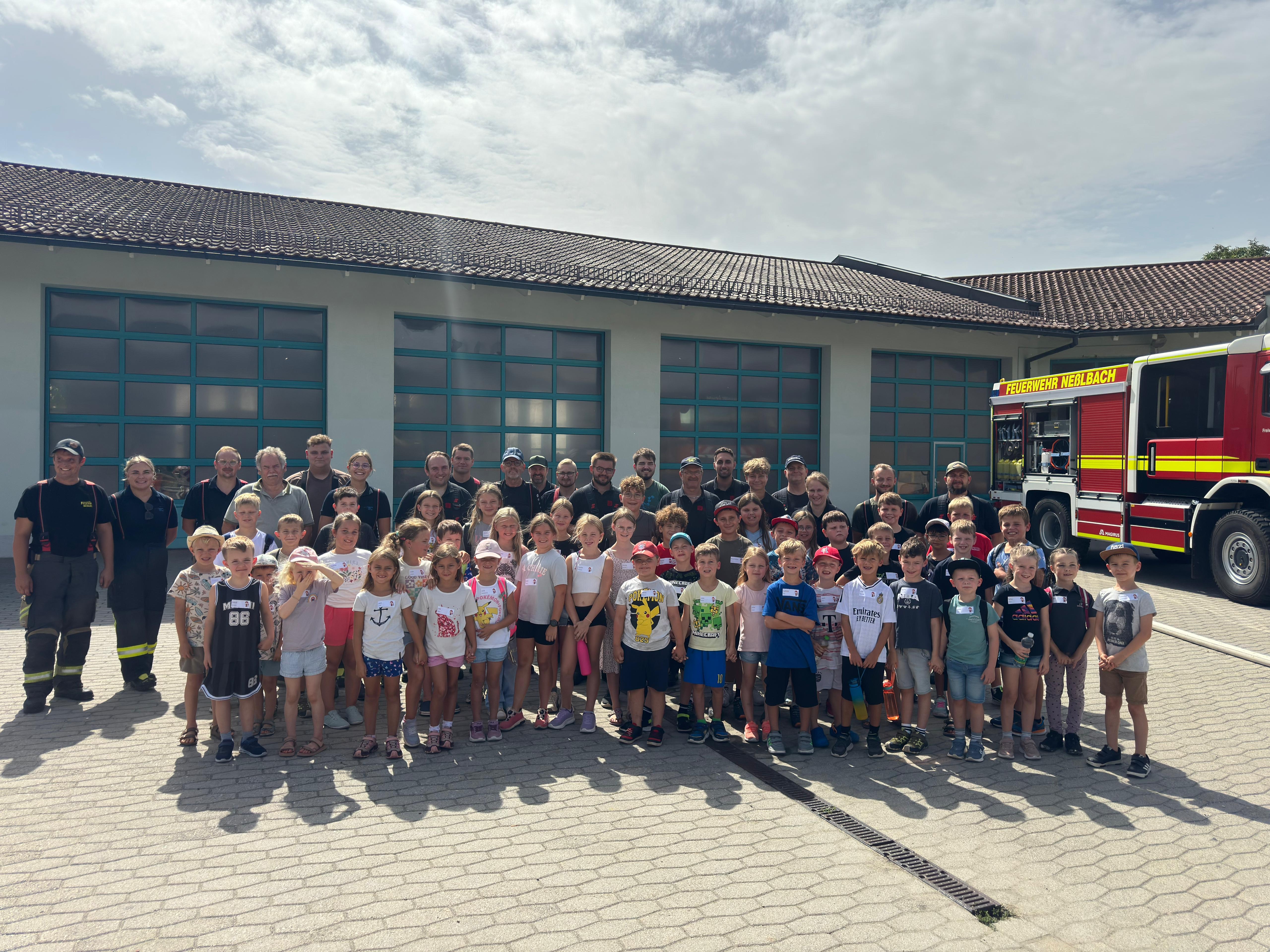 Kinderferienprogramm der Feuerwehren Winzer und Neßlbach