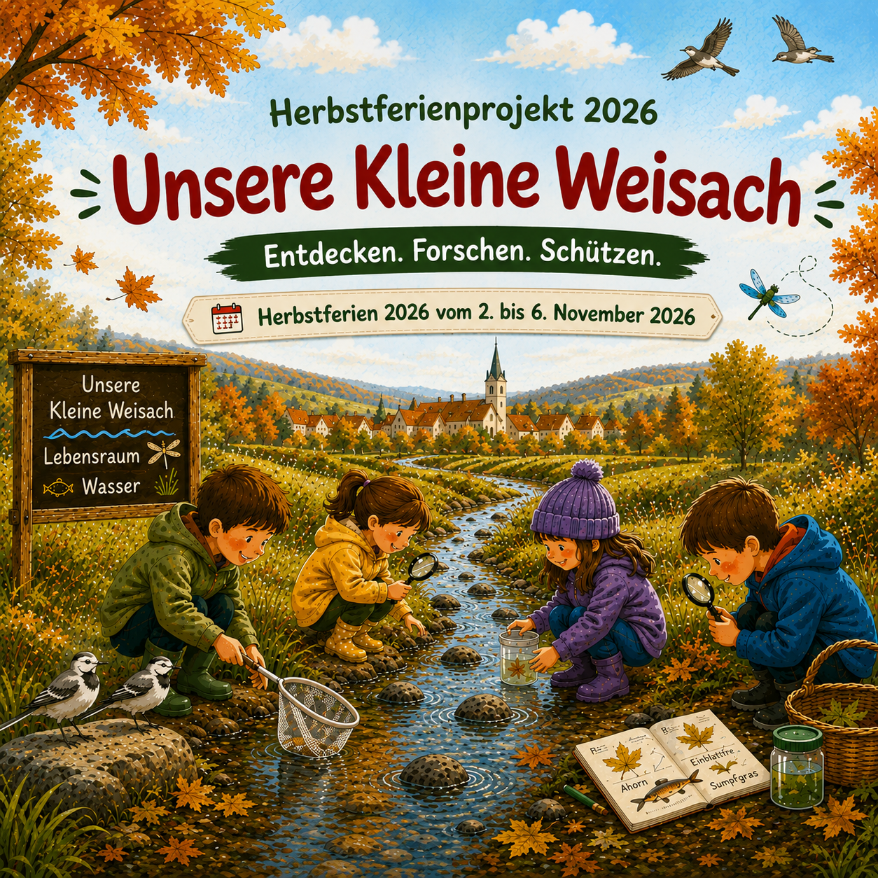Herbstferienprojekt 2026: „Unsere Kleine Weisach“