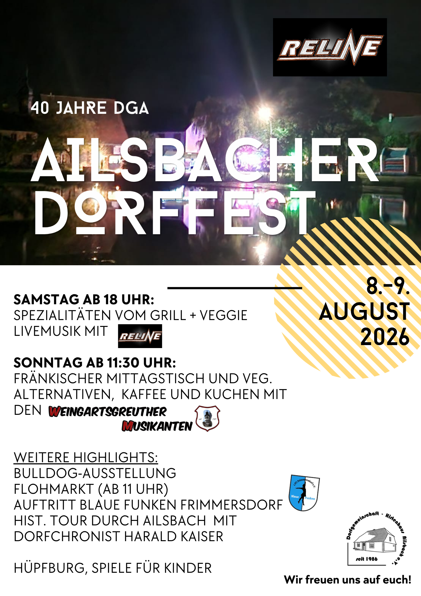 Ailsbacher Dorffest - 40 Jahre DGA