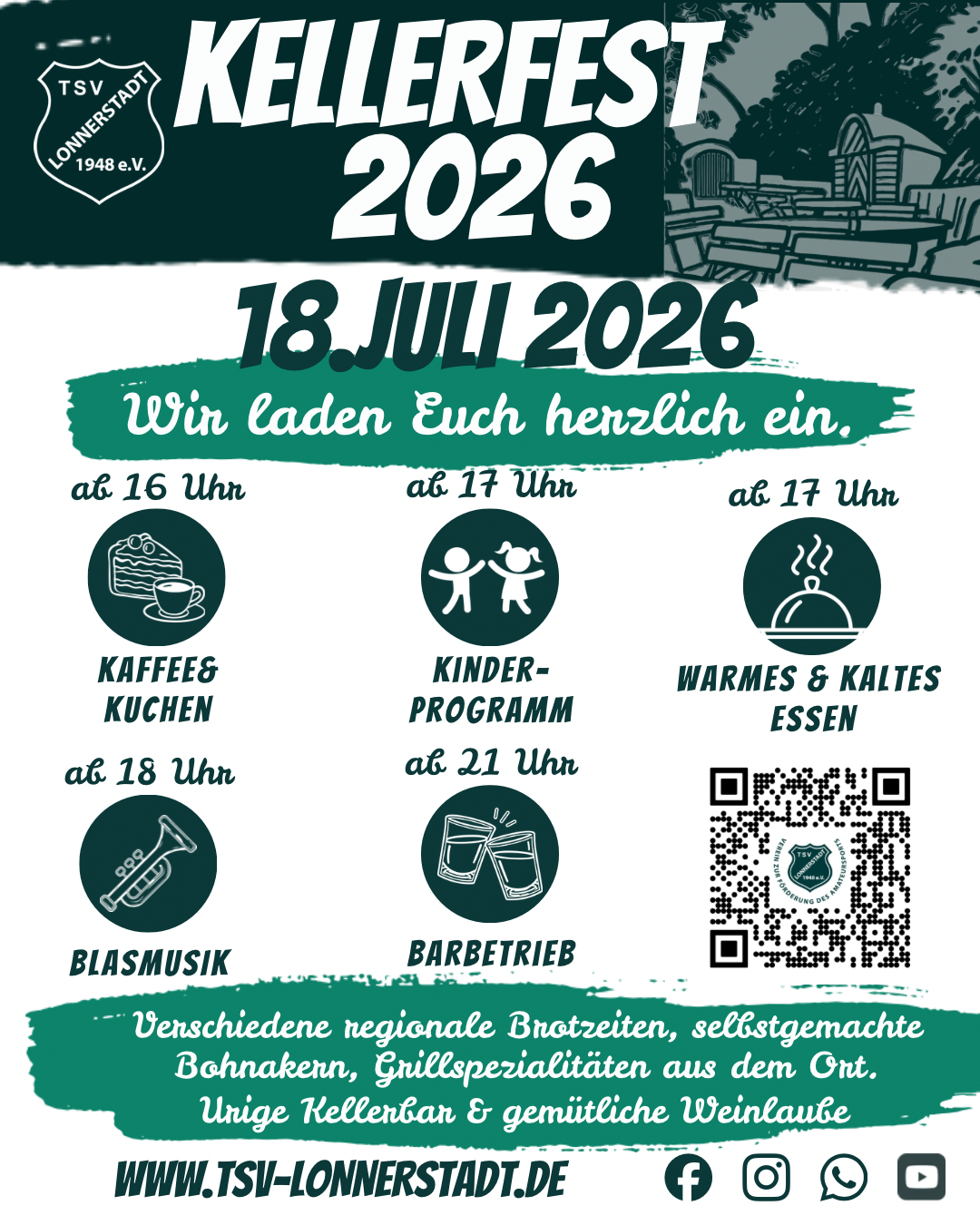 🎉 KELLERFEST 2026 vom TSV Lonnerstadt 🎉