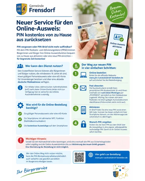 Online-Ausweis PIN ändern