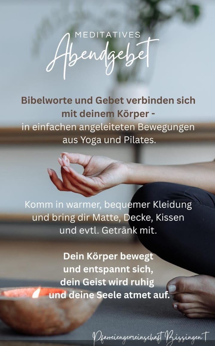 Meditatives Abendgebet