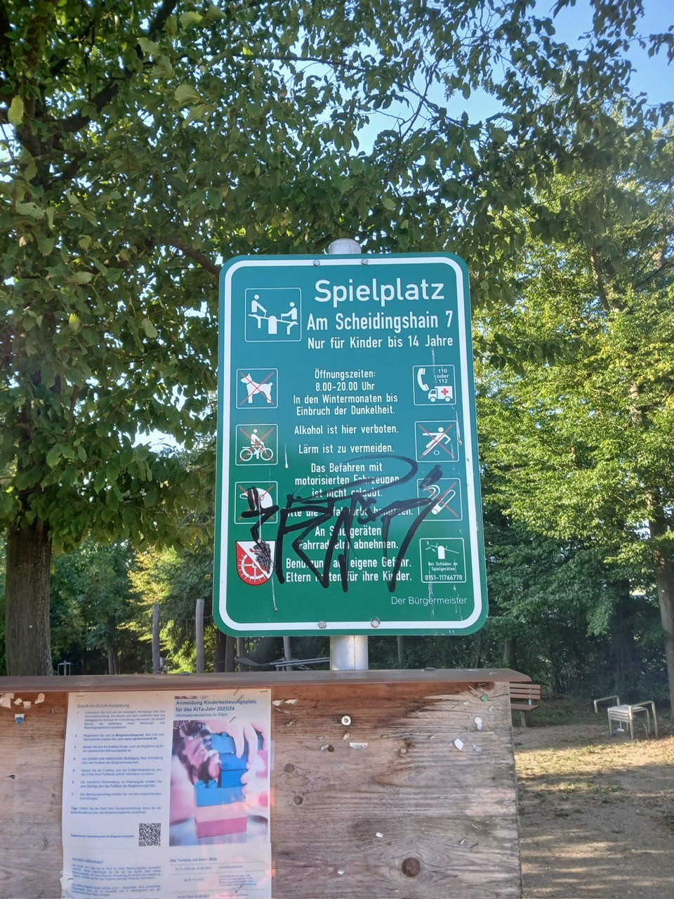 Verunreinigungen in unserer Gemeinde 