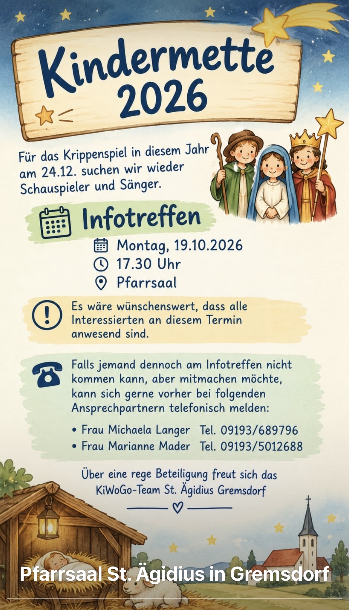 Info-Treffen Kindermette 2026