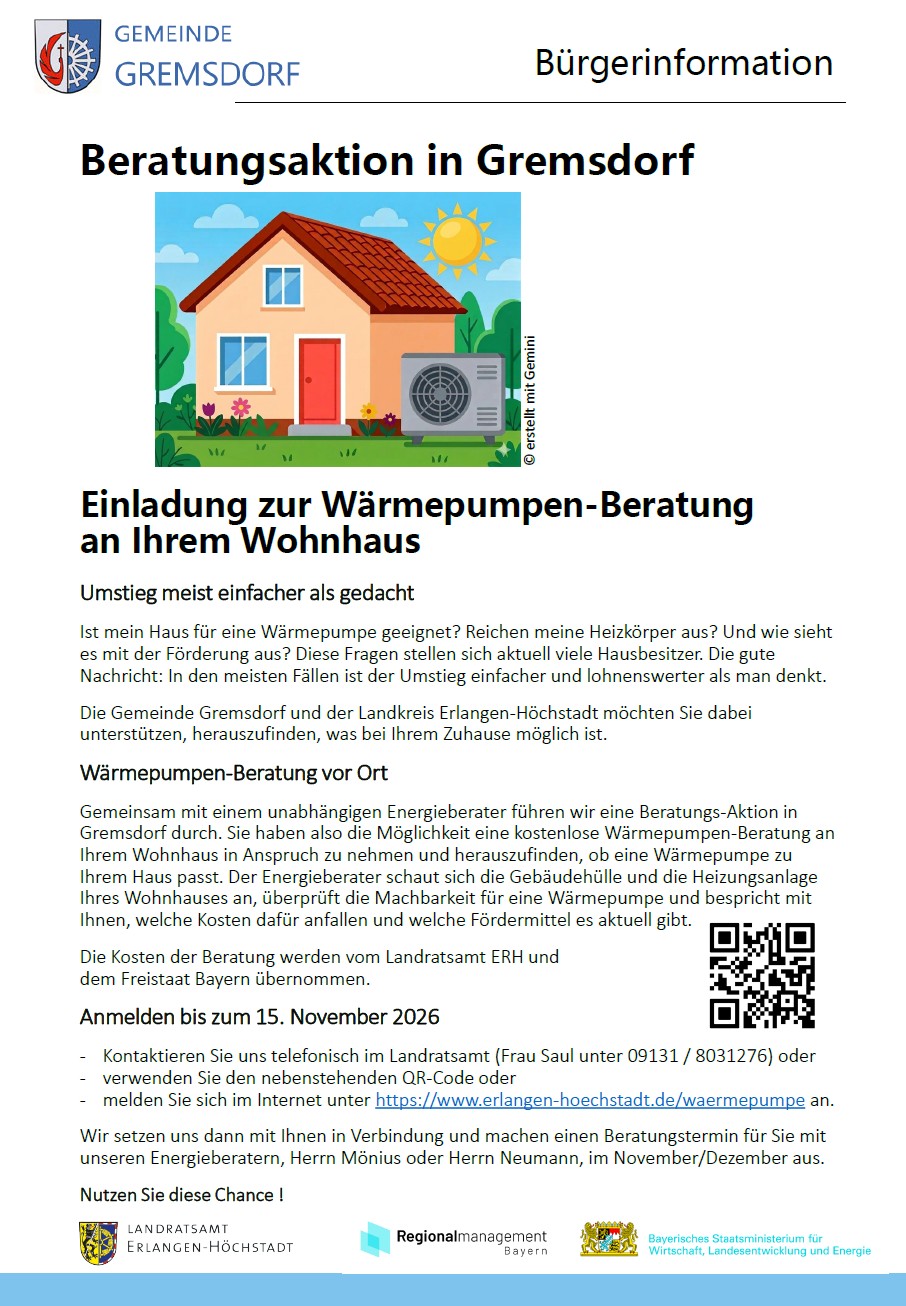Verlängerung Wärmepumpen-Beratung