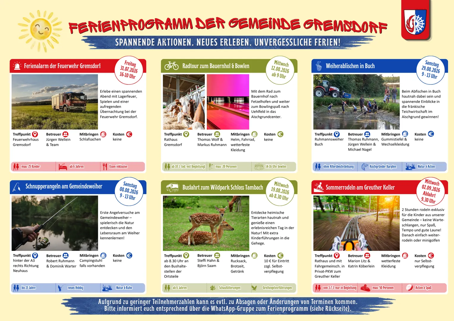 Ferienprogramm 2026