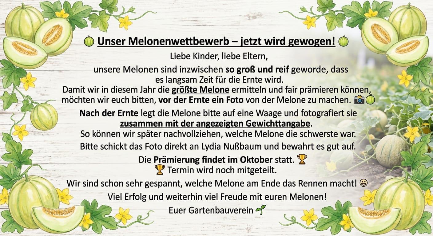 Melonenwettbewrb