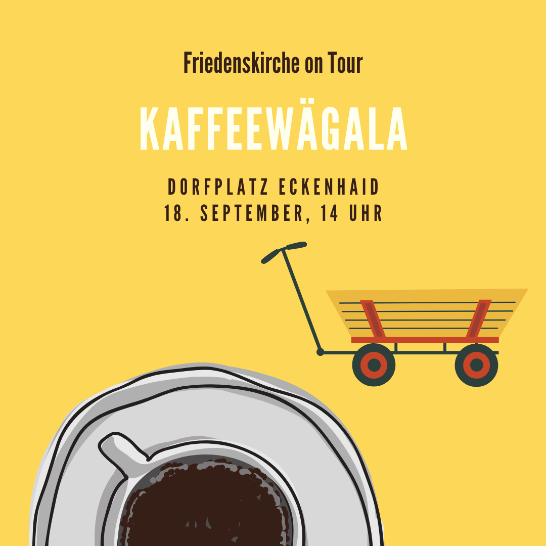 Kaffeewägala auf dem Dorfplatz