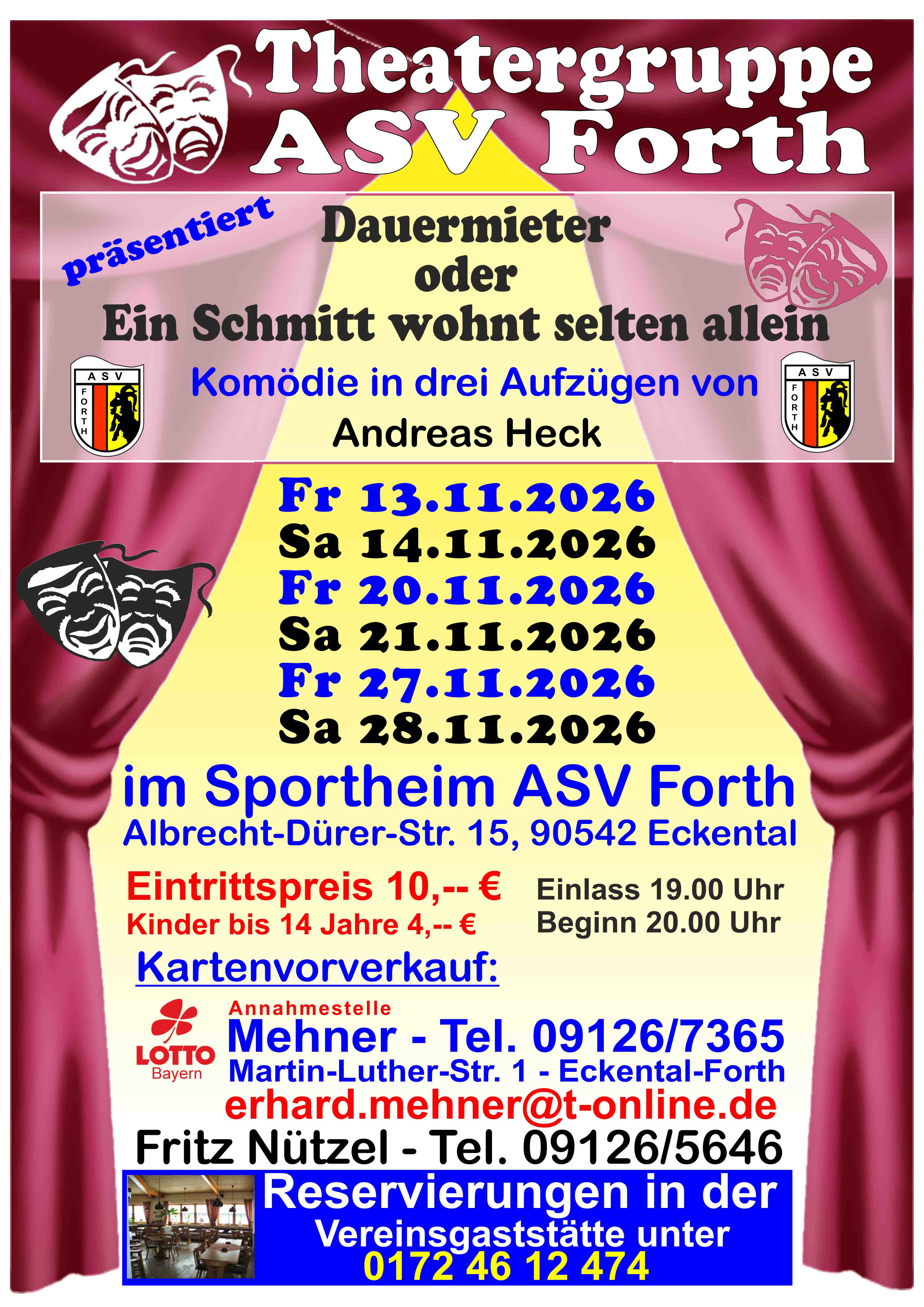 Theatertage ASV Forth 2026