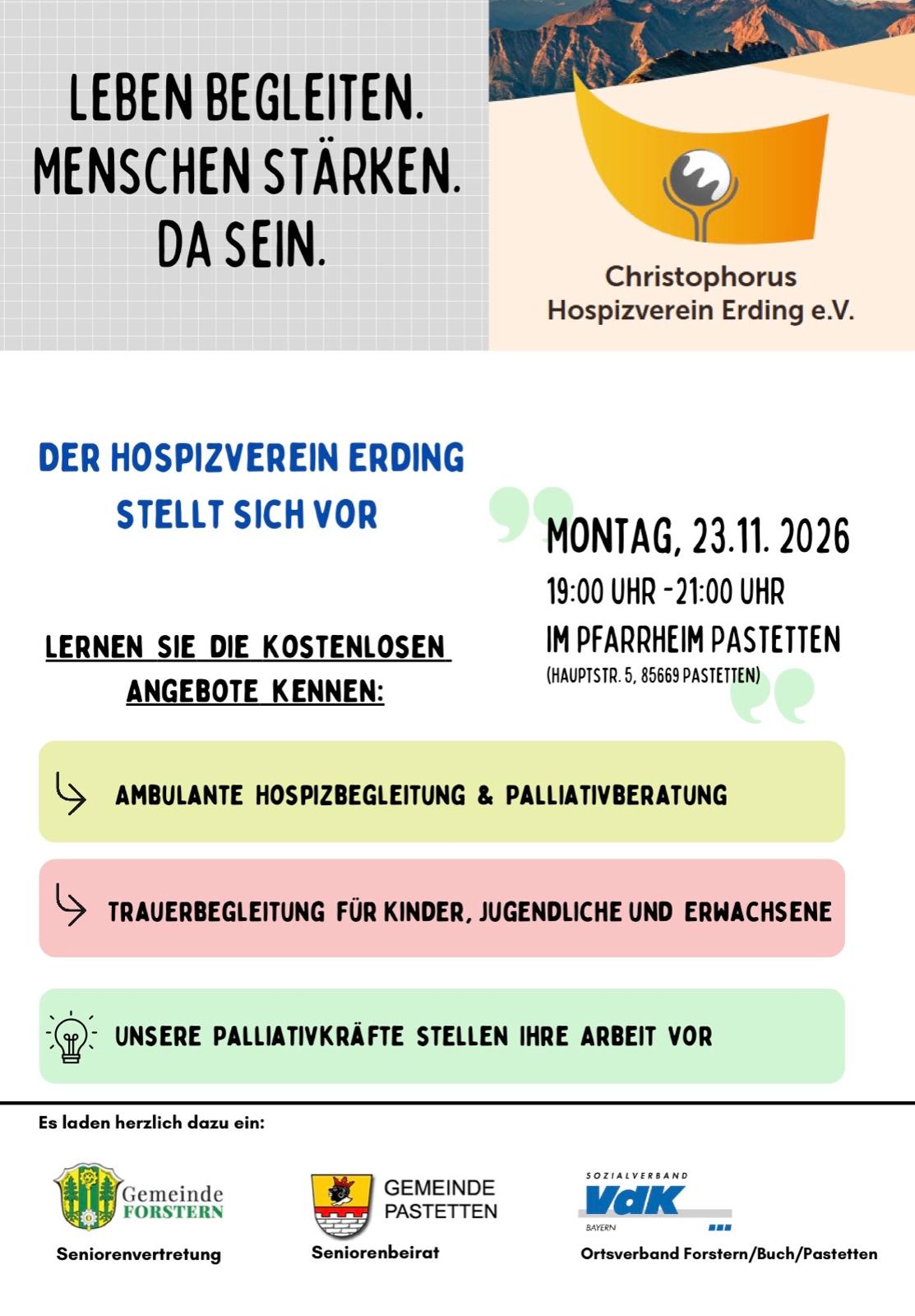 Einladung zum Infoabend 