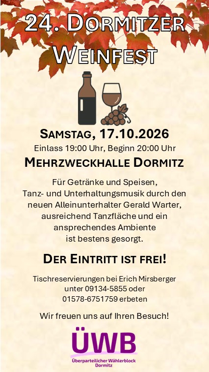 Dormitzer Weinfest