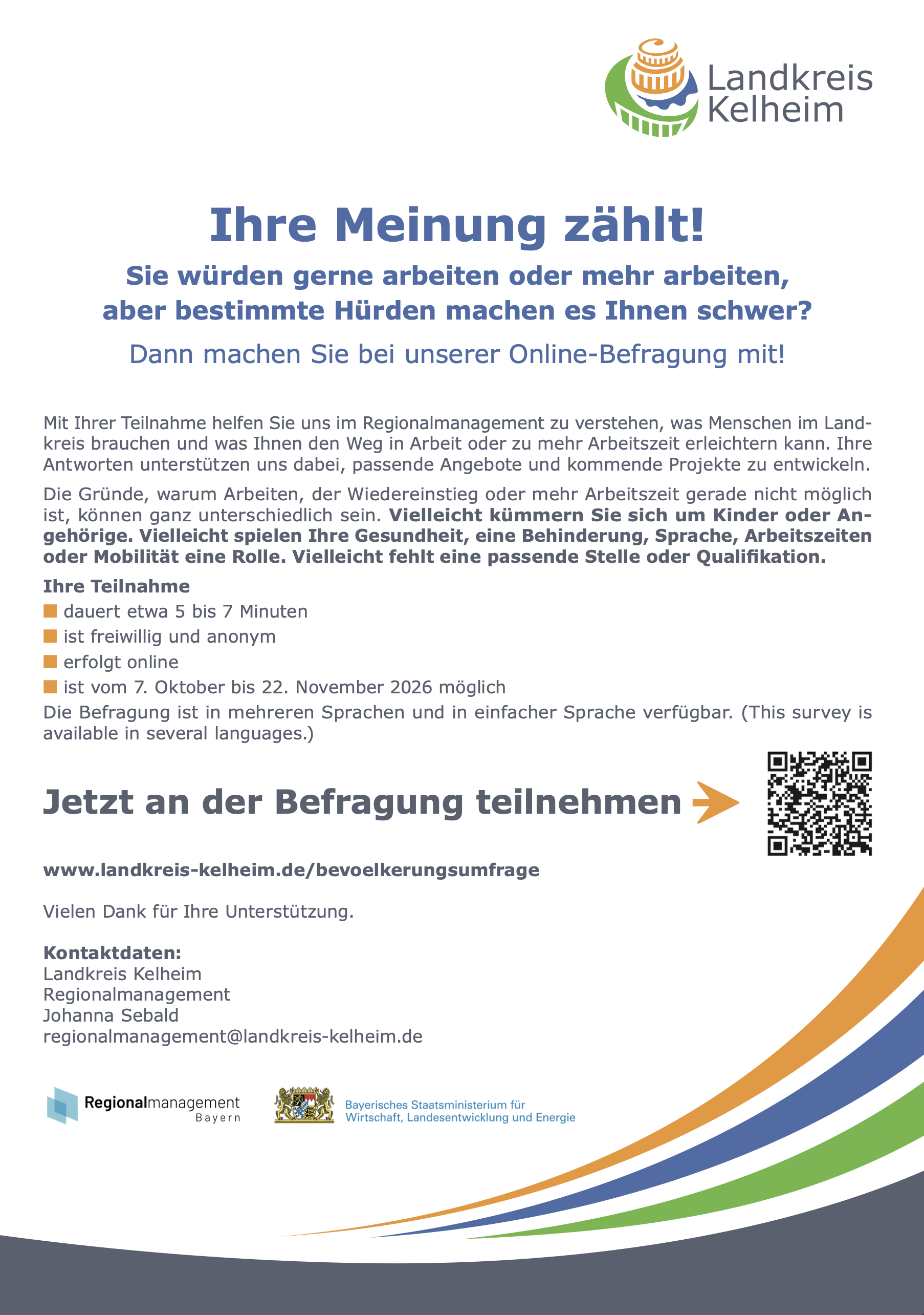 Online-Befragung im Landkreis Kelheim: Ihre Meinung zum Thema Arbeit zählt!