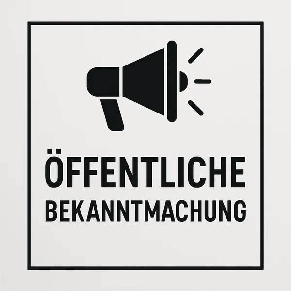 Amtliche Bekanntmachung der Haushaltssatzung für das Haushaltsjahr 2026