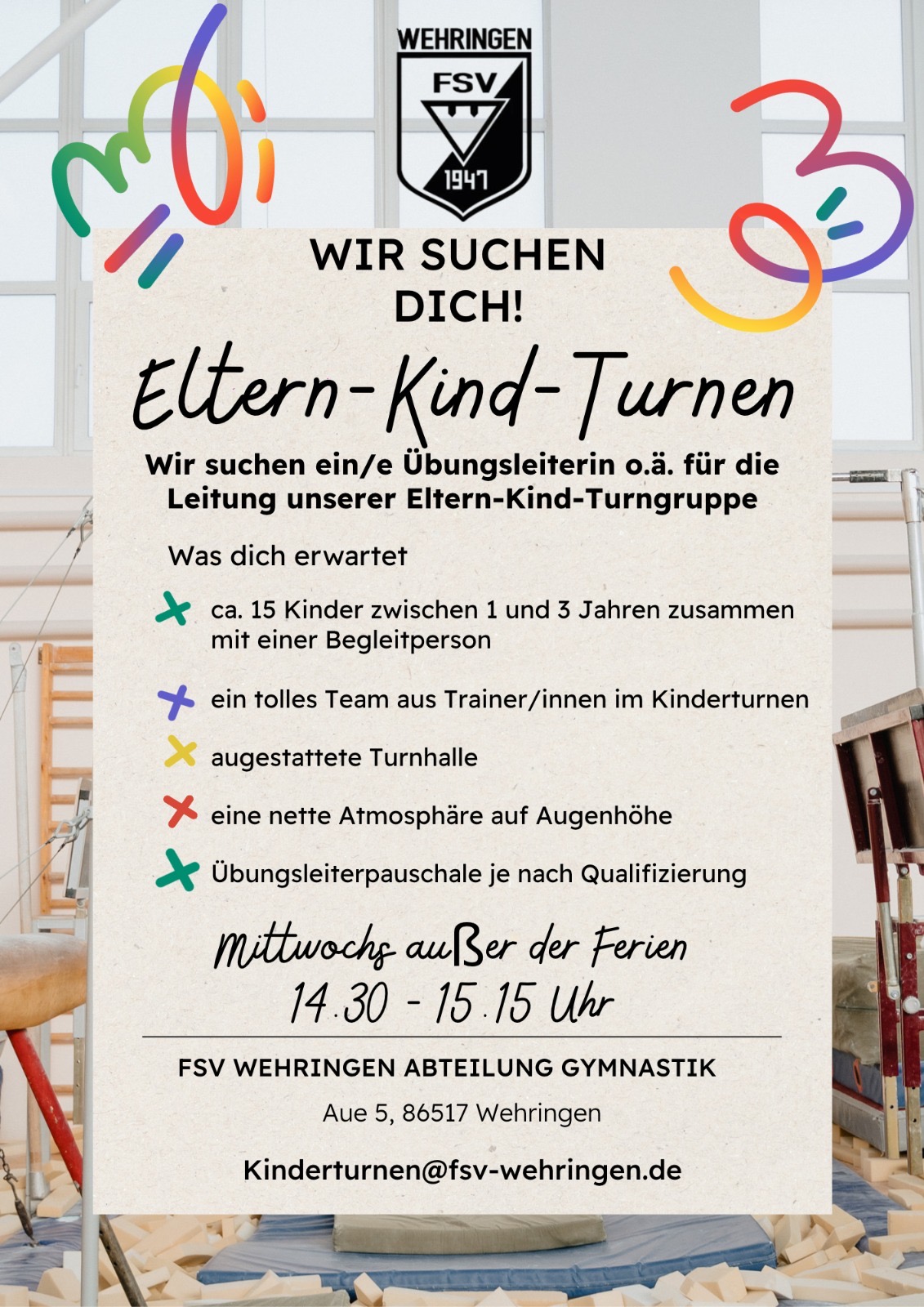 Wir suchen dich! 