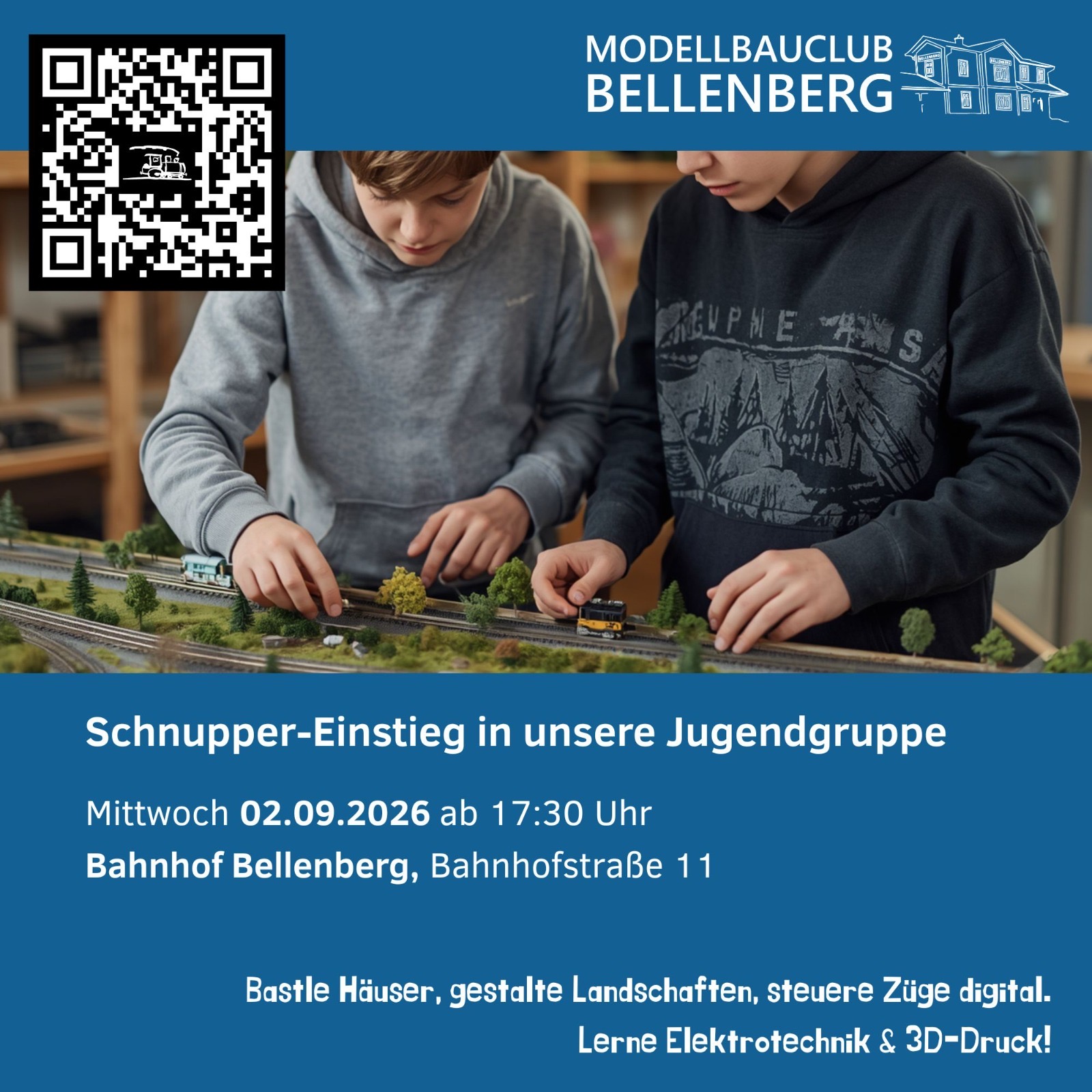 Schnupper-Einstieg Jugendgruppe beim Modellbauclub Bellenberg