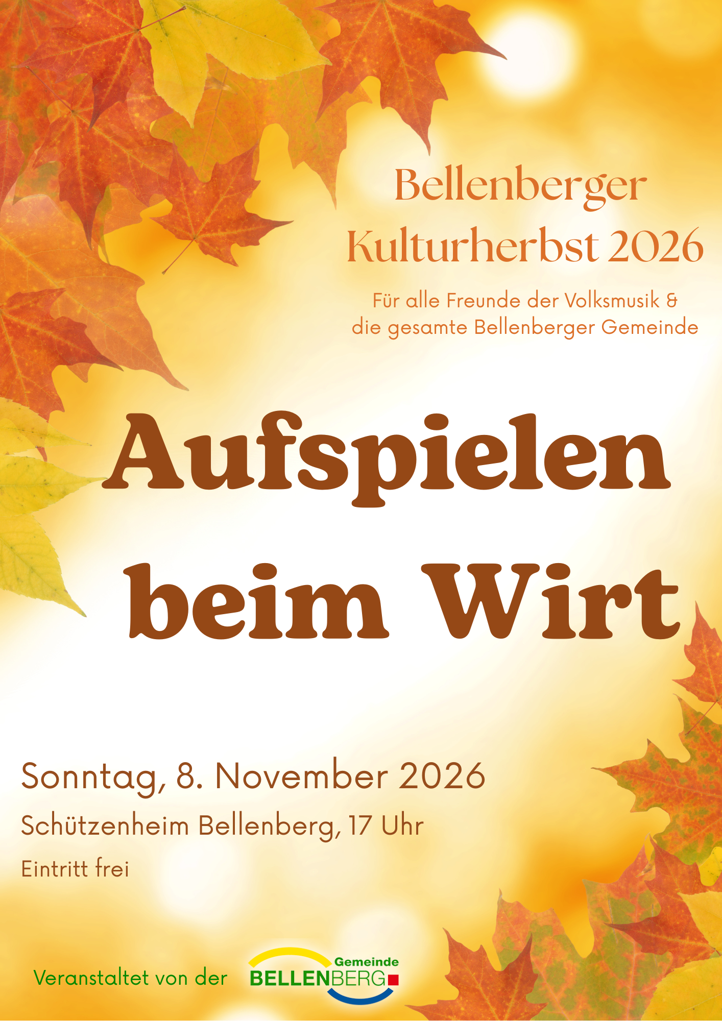Aufspielen beim Wirt