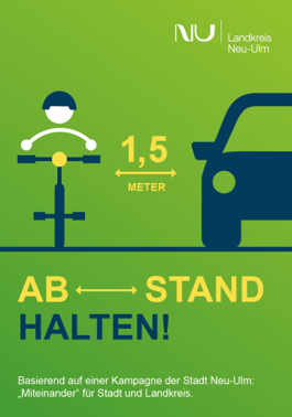 Abstand halten für mehr Sicherheit