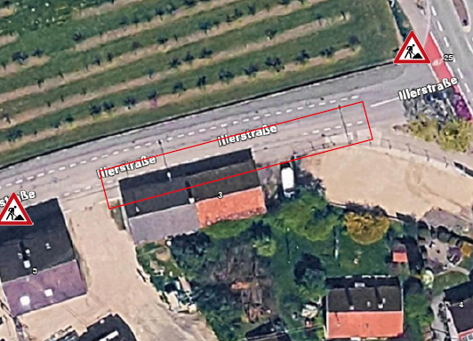 Halbseitige Sperrung der Illerstraße