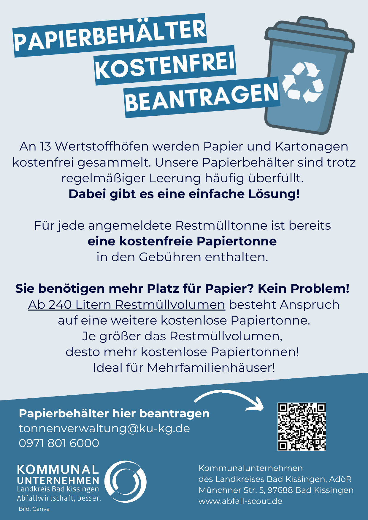 🚮 Das Kommunalunternehmen informiert