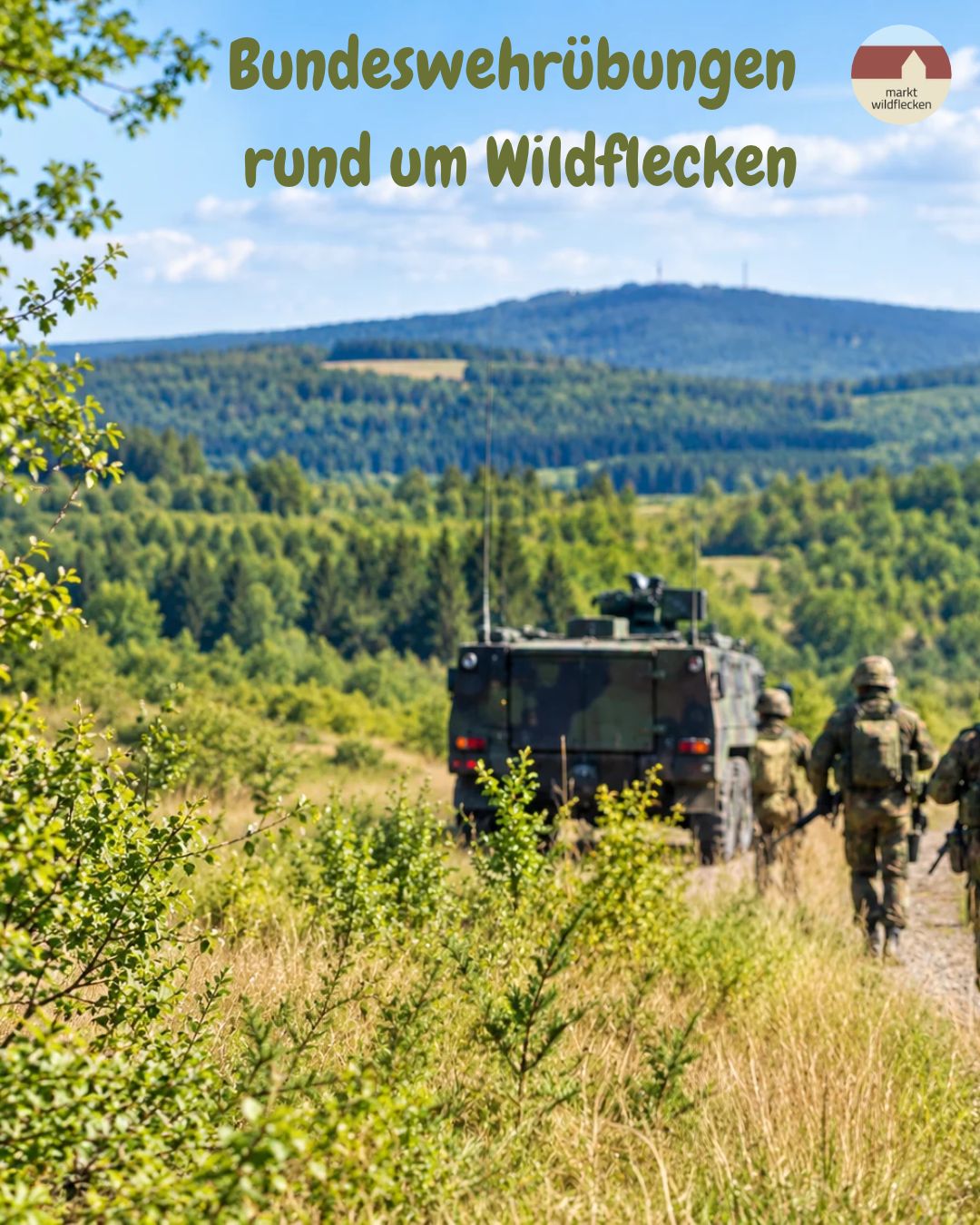 Bundeswehrübungen rund um Wildflecken