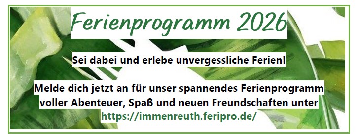 Anmeldung für das Ferienprogramm startet morgen!